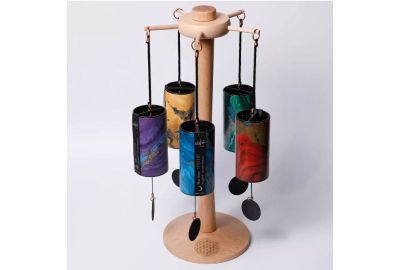 Zenmotion Spin Rotating Chime Stand 5 Chimes